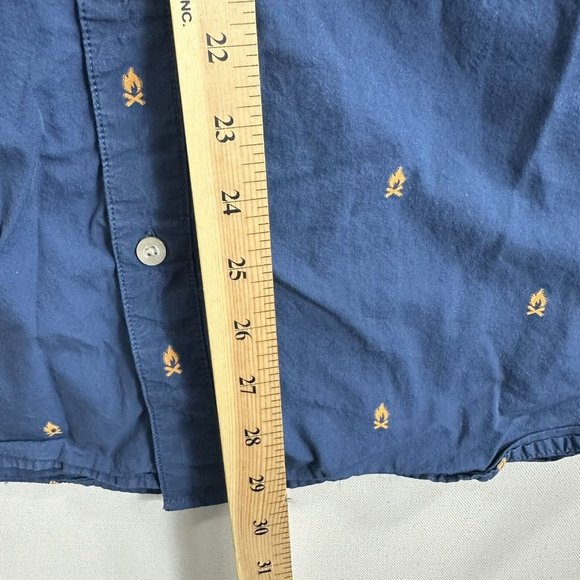 The North Face Baytrail Mens Size XL Blue Short Sleeve Button Up Campfire Shirt - Picture 8 of 10
